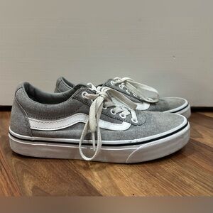 Vans Womens Ward 500714 Gray Casual Shoes Sneakers Size 7.5
